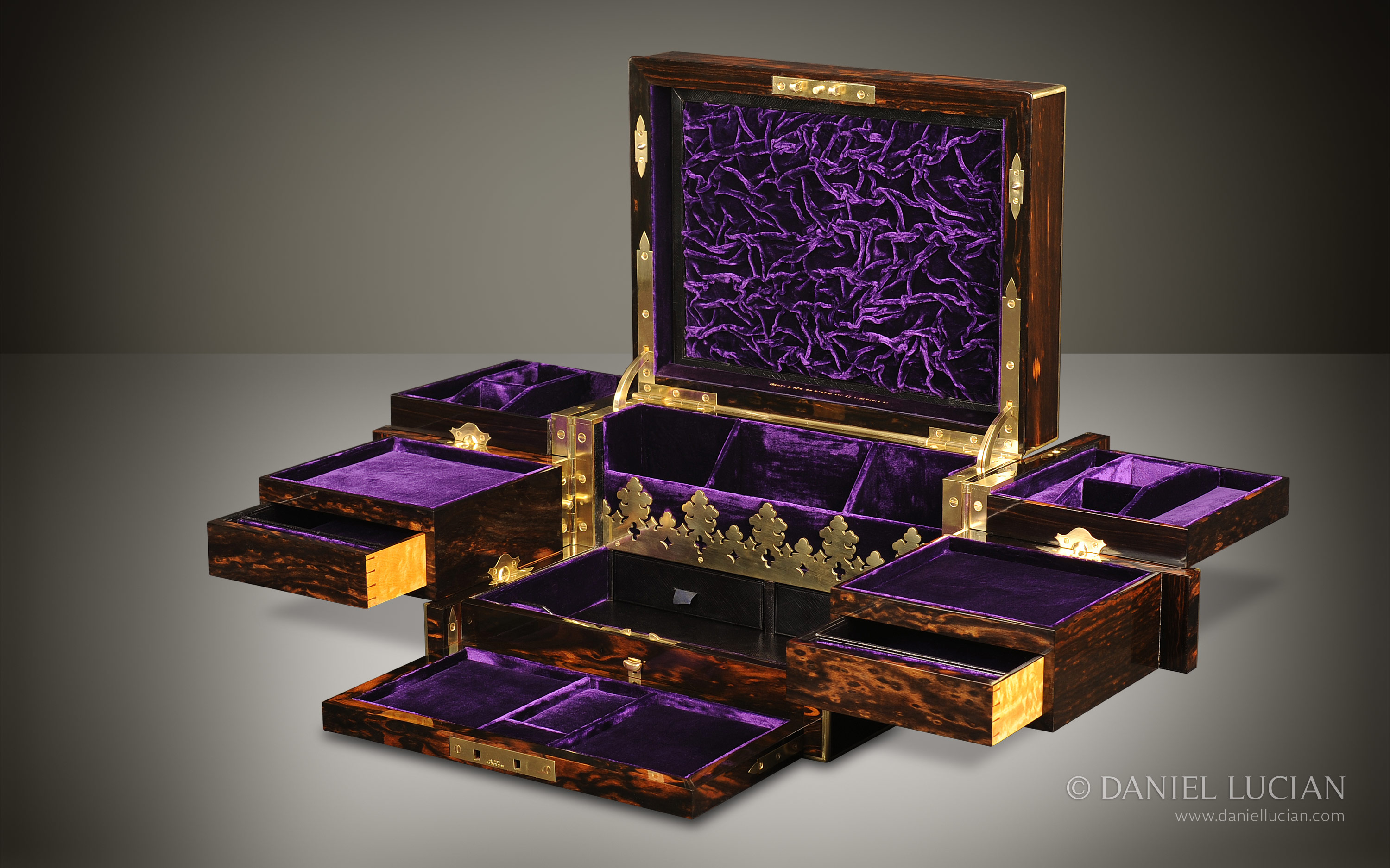 Daniel Lucian | Asprey Antique Jewellery Box in Coromandel with