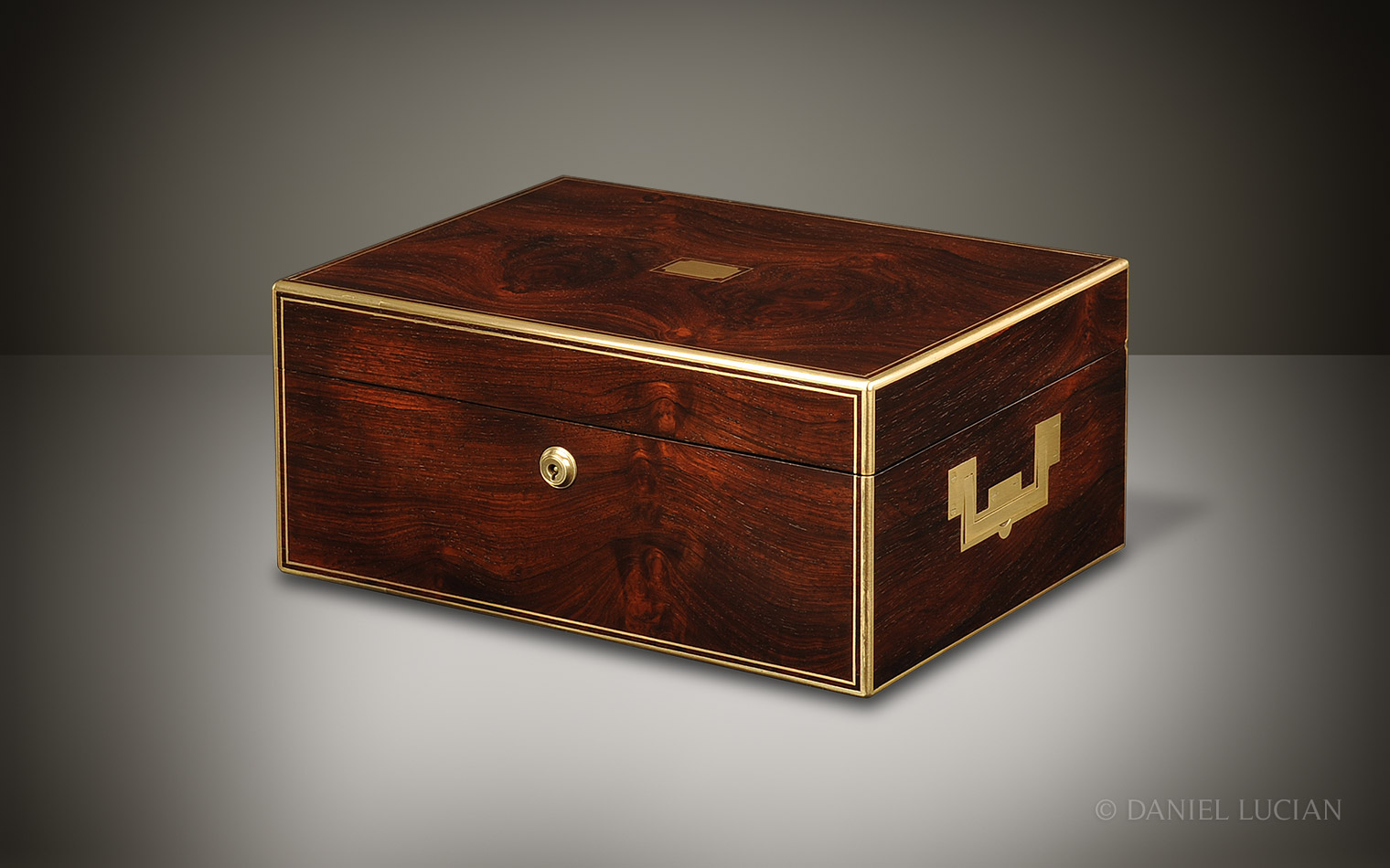 Antique Jewellery Box in Rosewood by Edwards