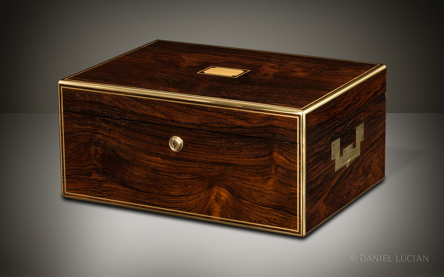 Antique Jewellery Box in Rosewood by David Edwards
