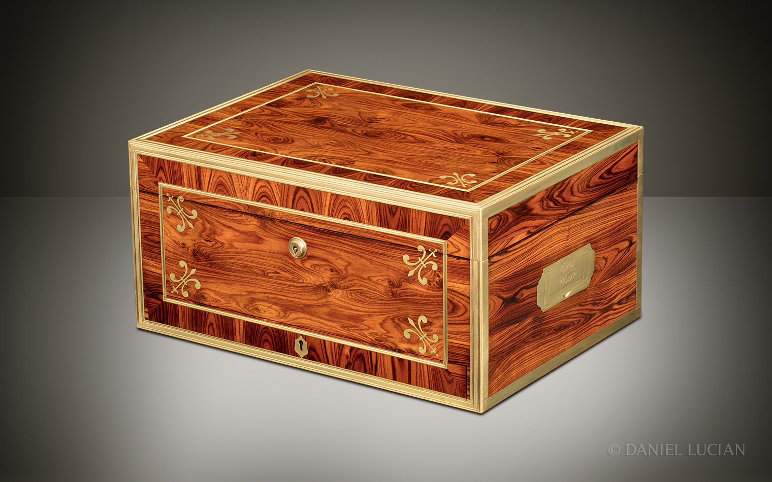 Antique Jewellery Box in Kingwood, by William Chrisp