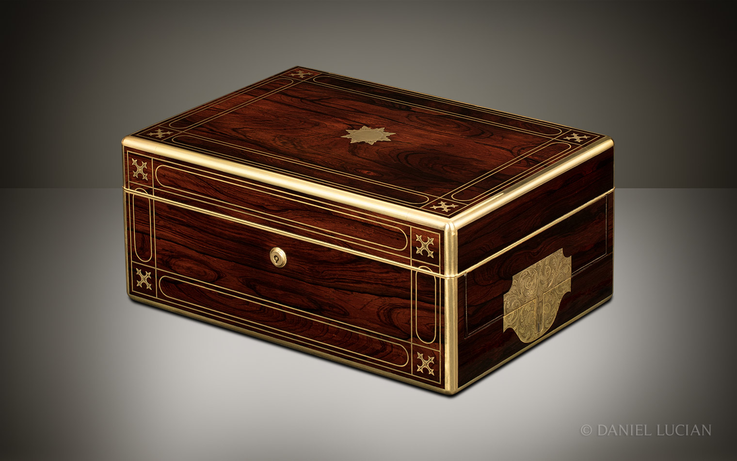 A Royal Commission by Queen Victoria; Antique Prototype Mechanical Jewellery Box in Rosewood