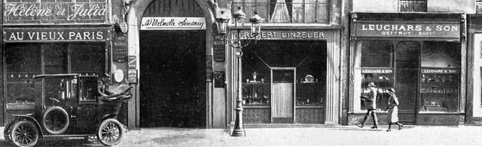 Leuchars’ shop at 2 Rue de la Paix, Paris.
