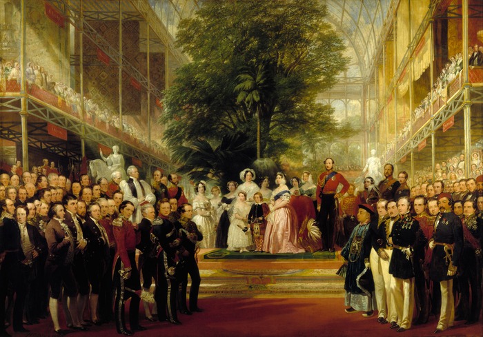 ‘The Opening of the Great Exhibition by Queen Victoria 1 May 1851’ by Henry Courtenay Selous.