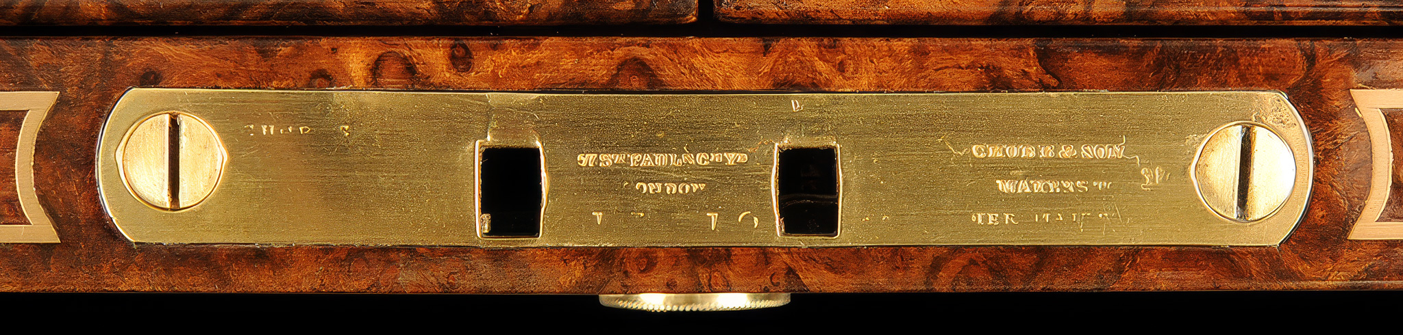 A Chubb lock - 57 St. Pauls Churchyard.