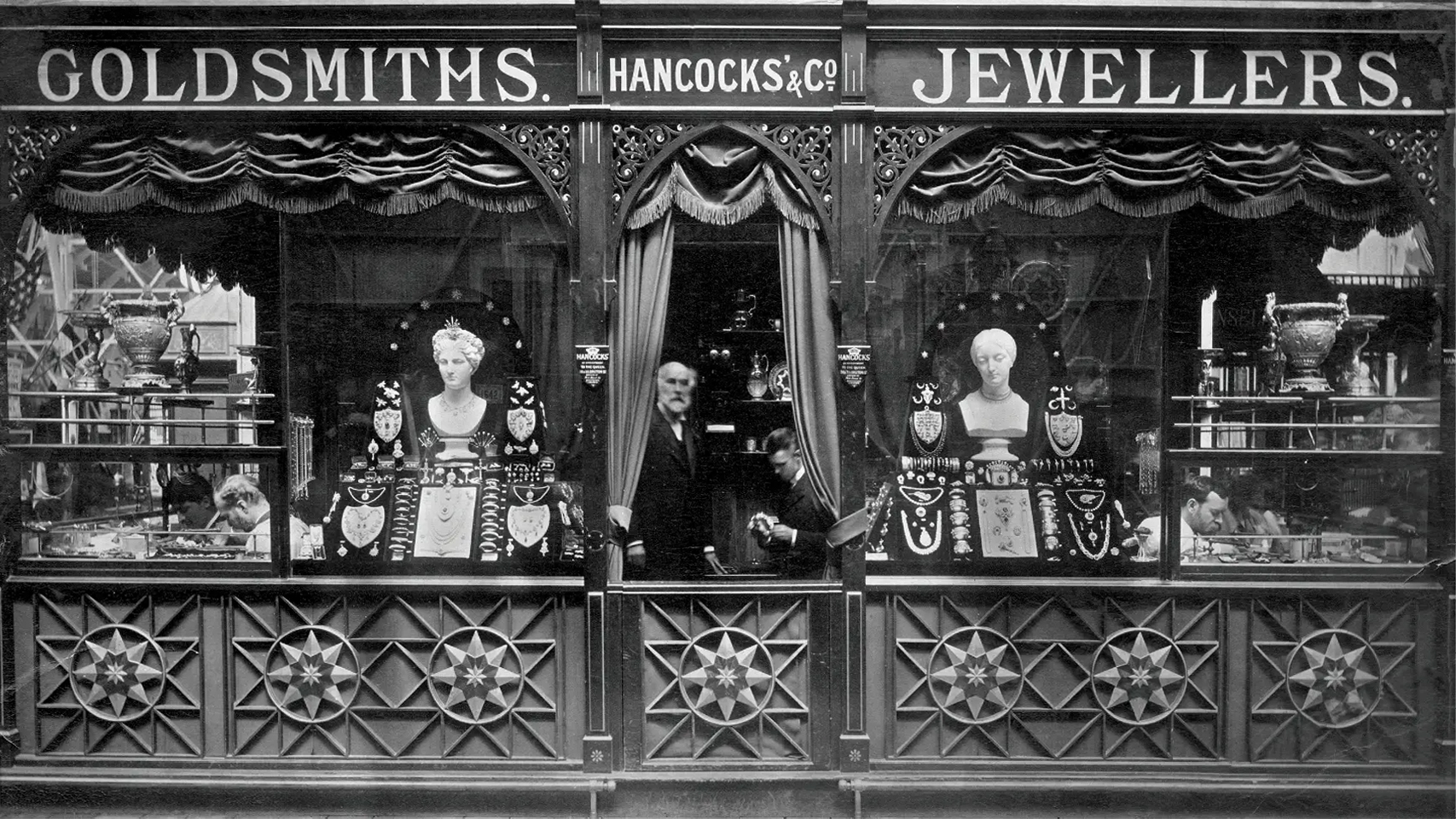 Charles Hancock&rsquo;s stand at the Vienna World&rsquo;s Fair 1873.