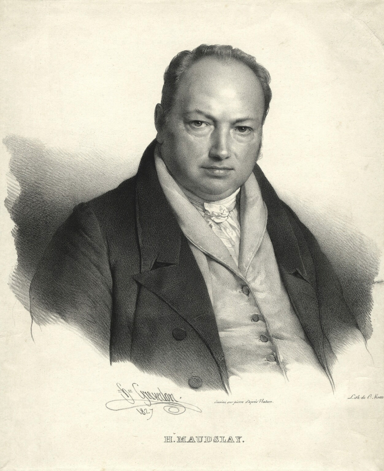 Portrait of Henry Maudslay.