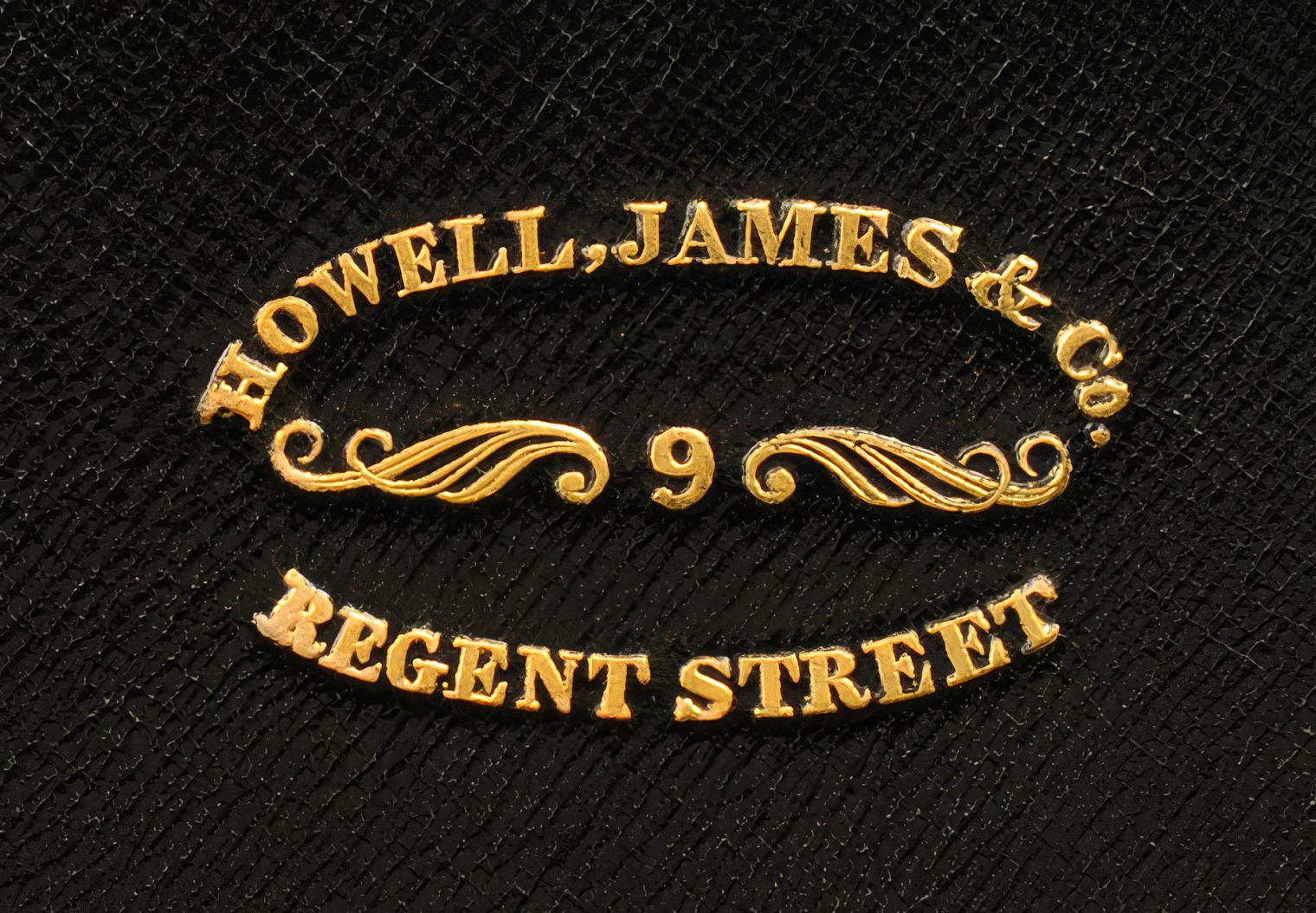 Howell, James & Co gold-tooled maker’s mark.